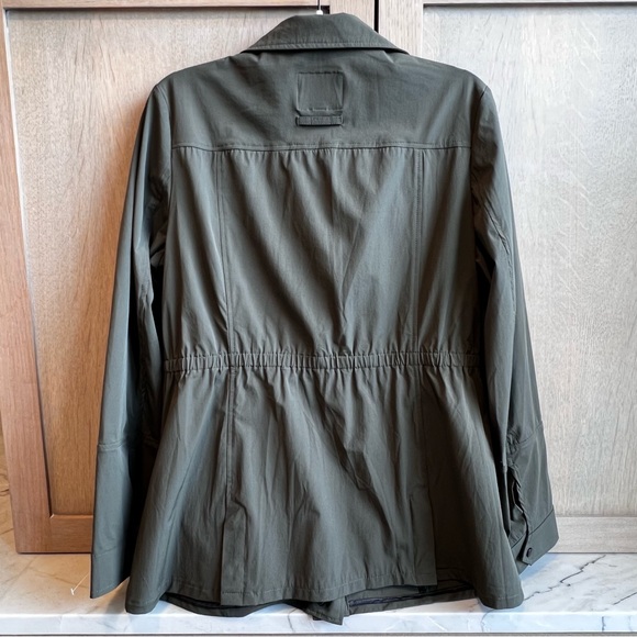 NWOT SAM EDELMAN Field Utility Jacket Lightweight Olive Green Military Safari M - Picture 15 of 16